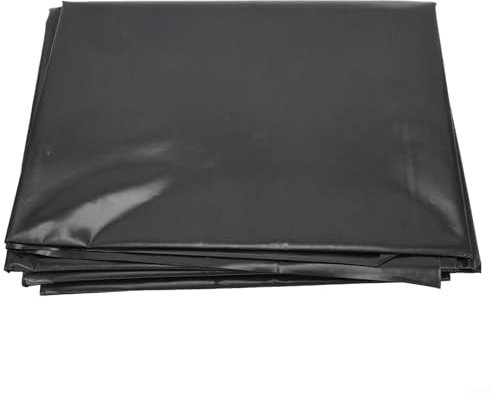 Bâche de bassin préformée pour bassin à poissons, doublure noire imperméable pour bassin paysager, piscine de jardin (1,5 x 2 m)