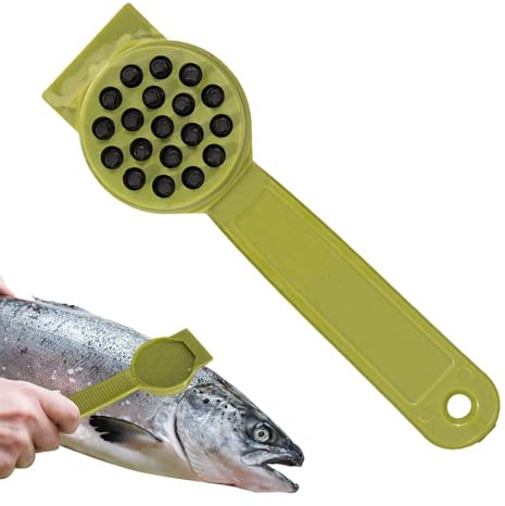 Herramienta para quitar escamas de pescado, escalador de pescado - Cepillo escalador de pescado de mano,Manual de escalador de pescado para cocina, removedor de escamas de pescado, herramienta descalc