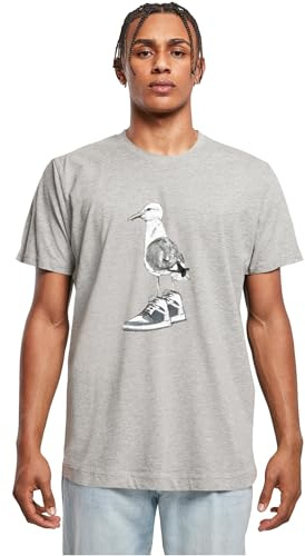 Mister Tee Herren Seagull Sneakers Tee Heather Grey, S