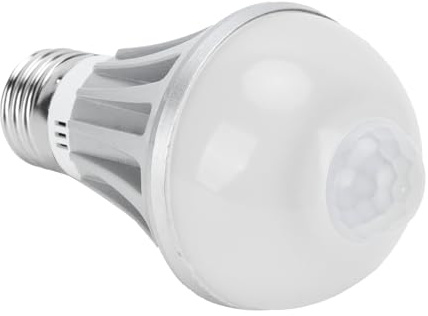 Omabeta LED-sensorlampa 7W Varmvit Människokroppsinduktionslampa för Köpcentra och Korridorer E27 1-pack