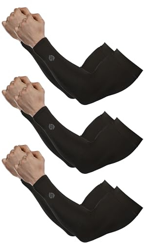 SHINYMOD Manicotti Braccia Anti-UV Manicotto Braccio di Raffreddamento con Protezione Solare UPF 50+ Manicotti a Compressione Tatuaggio di Copertina per Uomo Donna, per Ciclismo, Golf