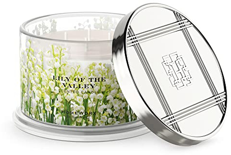 HomeWorx by SLATKIN + CO. Candle- Lily of The Valley, 18 oz. Premium Scented Candle - 30-55 Hours Burn Time