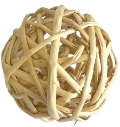 WAXCMXYH 1 x Hasen-Kaugrasbälle, Kauspielzeug für Kleintiere, verbessert die Gesundheit, natürliches Kauen für Rabbi-Spielzeug, Gras, Zahnarztpraxis