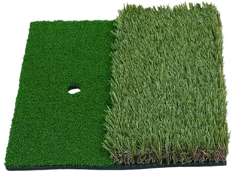 Tapis de Golf en Gazon Artificiel avec Trou départ, Portable for l'entraînement au Swing et Chipping dans Le Jardin, Garage, etc