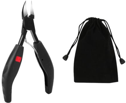 HEANUJJ Cortaúñas Acero Inoxidable con Alicates para Uñas Encarnadas y Gruesas con Mango Antideslizante y Funda de Almacenamiento para Manicura y Pedicura Casa o Salón