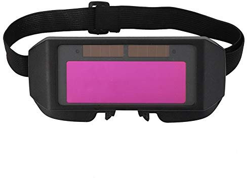Schweißbrille, 1/25000S 9-13 Stufe Automatisches Dimmen mit Solarpanel, MIG Schweißerbrille, Schweißzubehör Schweißerschutzbrille