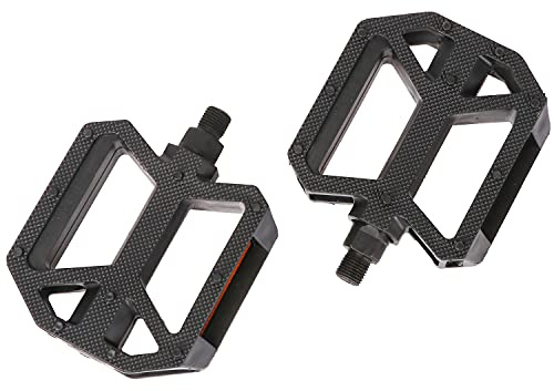 AVASTA Bicycle Pedals BMX Mountain Road City Bike Pedal, 9/16-Inch Boron Steel Spindle with Reflector Replacement Non-Slip Lightweight