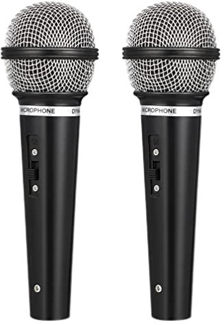 Operitacx Kids Microphone, 2pcs Mini Fake Karaoke Machine, Simulated Toddler Echo Toys Handheld Microphone Model for Pretend Play Toys Performance Props Playthings