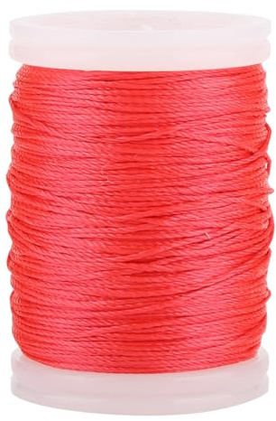 Hilo de servir, cuerda de nailon portátil, duradero, 3 colores para suministros de tiro con arco, cuerda de arco recurvo al aire libre (rojo)