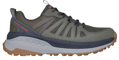 Skechers Men's Switch Back Venture Seeker Trainer, Grey, 9