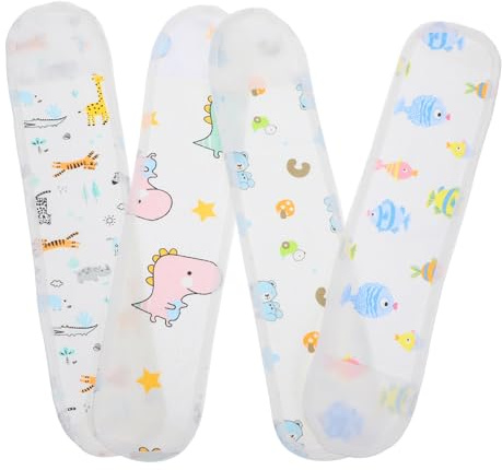 Beaupretty Ceinture Abdominale en Coton Doux et Respirant Couverture Ventrale Motifs Cartoon Mignons, Taille Ajustable pour Bébé pour -né