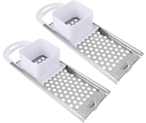 MAGICLULU 2PCS Stainless Steel Gnocchi Scrapers Manual Dough Cutters for Kitchen Practical Hand Slicers for Making Dumplings and Spaetzle