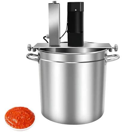 Mixer med Stor Kapacitet, Automatisk Blandningsgryta 15L/25L/40L för Marmelad, Soppa, Sås och Professionell Köksutrustning(40L)