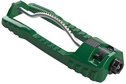 Orbit 56761 Oscillating Sprinkler with Stable Base and Custom Pattern Dial, Waters up to 3600 Sq Ft