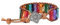FFWTPY Pulsera Mujer Hombre Cuerda Trenzada Pulseras Chakras Piedras Naturales 7 Chakra de Piedra Natural Ajustable Brazalete para Hombres y Mujeres