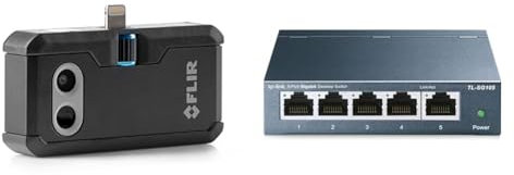 FLIR ONE Pro - iOS - Professional Grade Thermal Camera for Smartphones & TP-Link TL-SG105 5-Ports Gigabit Netzwerk Switch bis 2000 MBit/s im Vollduplexmodus