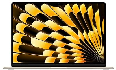 2023 Apple MacBook Air with Apple M2 Chip (15-inch, 8GB RAM, 256GB SSD Storage) (QWERTY English) Starlight (Renewed)