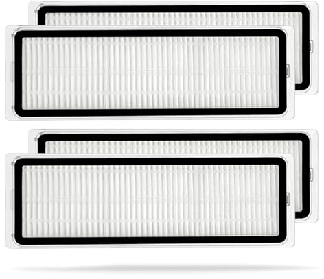 Rrochio Filtro HEPA per Dreame L10 Prime, 4 Filtri Accessori Ricambi per Aspirapolvere Dreame L10s Ultra, L10s Pro Gen 2, D10 Plus Gen2, D10s Plus, D20 Pro Plus, L10s plus, L10 Ultra Acessori Lavabili
