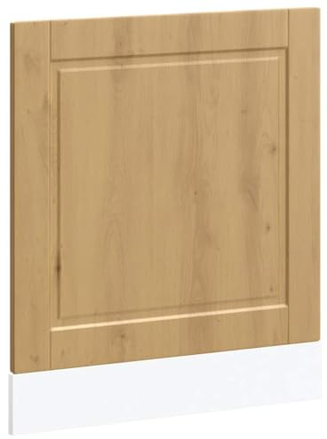 vidaXL Pannello Lavastoviglie Porto Rovere Artigianale 60x1,5x67 cm, Pannello lavastoviglie Anteriore, Pannello, Pannello Porta Anteriore lavastoviglie