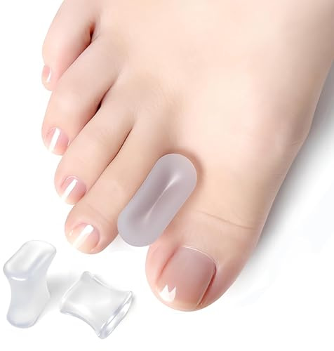 Glamoreal 16-Pack Toe Spacers, Gel Toe Separators For Women And Men, Bunion Corrector, For Straightening Overlapping Toes, Bunion (Transparent)