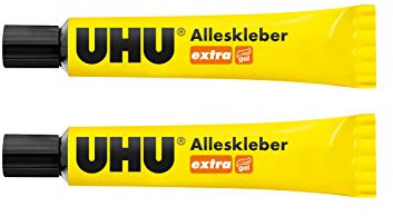 2 x UHU Alleskleber Extra 2 x 20g, tropffrei und sauber