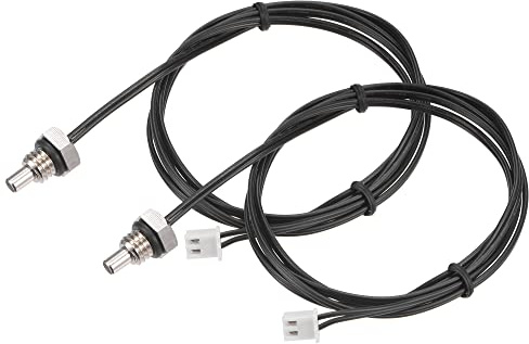 sourcing map 2Stk. 10K Temperatursensor Fühler, M8 NTC Thermosonde Kabel 1m