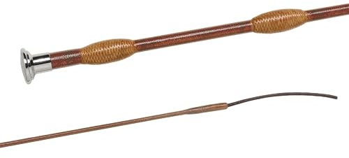 JA Horse Fleck Feldmann Balance Premium Pferd Reiten Dressurgerte Gerte Reitgerte (110 cm, karamel)