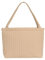 LÄSSIG Baby Wickeltasche Shopper mit Kinderwagenbefestigung/MIX Shopper Cotton beige