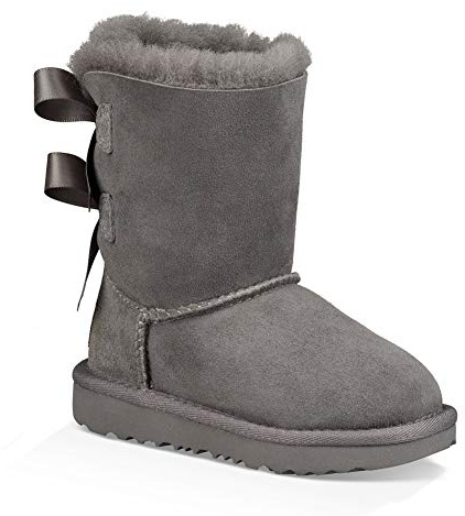 UGG Unisex Kinder Bailey Bow Ii Classic Boot, Grey, 23.5 EU
