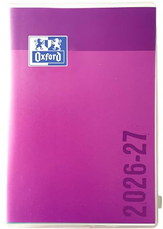 Oxford Creation Zip skolkalender, 2018–2019, 1 dag per sida, 352 sidor, 12 x 18 cm, (eventuellt inte på svenska) 12 x 18 gul