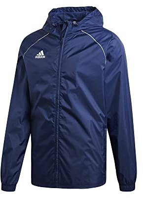 adidas Herren Core 18 Regenjacke, Dark Blue/White, 2XL