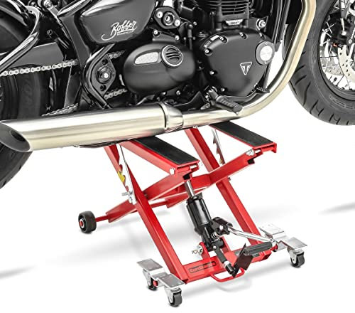 Cric Moto á Ciseaux XL pour Honda VF 750 C Magna Rouge Lève Hydraulique