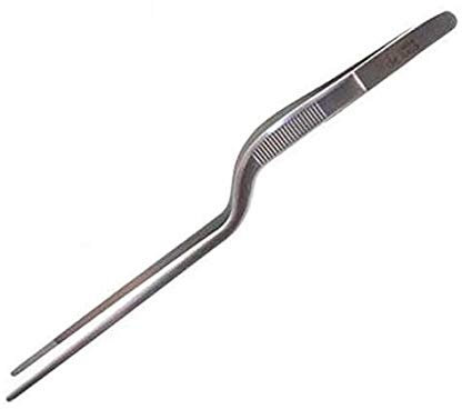 G Pinza PINZETTA Chef A Gomito da Cucina in Acciaio Inox CM 21 DE Luca