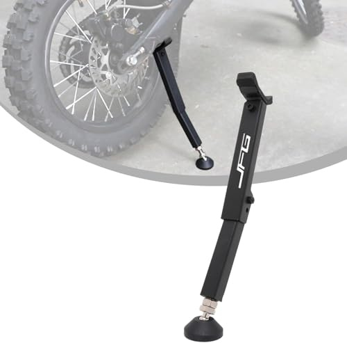 JFG RACING Soporte Rueda Trasera Moto, Ajustable y Portátil Universal-Negro