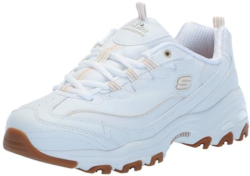 Skechers D'Lites weiße Turnschuhe