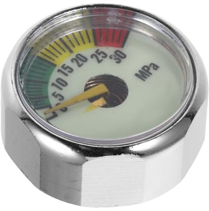 BESPORTBLE 30m Manomètre De Plongée Lumineux Étanche Jauge Profondeur Numérique pour Cylindres Affichage Précis Pression sous Sécurité Plongée