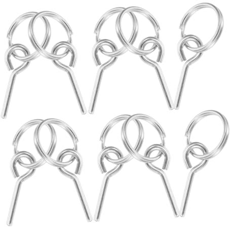 Yardenfun 10Pièces Goupilles de Connexion pour Tentes de Randonnée Légères et Durables Accessoires de Camping pour Tentes et Auvents