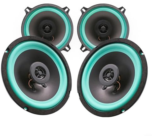 Fauhapyway Enceinte de porte de voiture 160 W, HiFi Coaxial, système audio stéréo, musique 16,5 cm, système audio de véhicule 4 Ohm (6,5 hash-get )