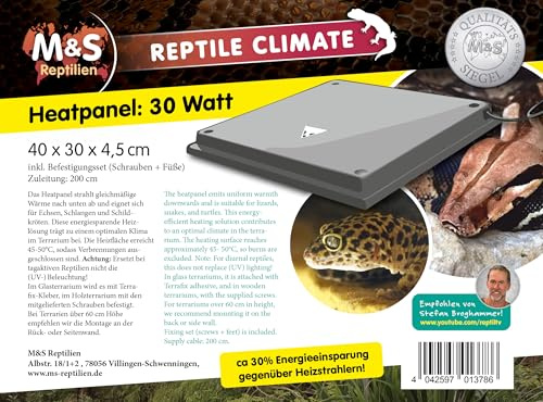 M&S Reptile Climate, Heatpanel, 30 Watt