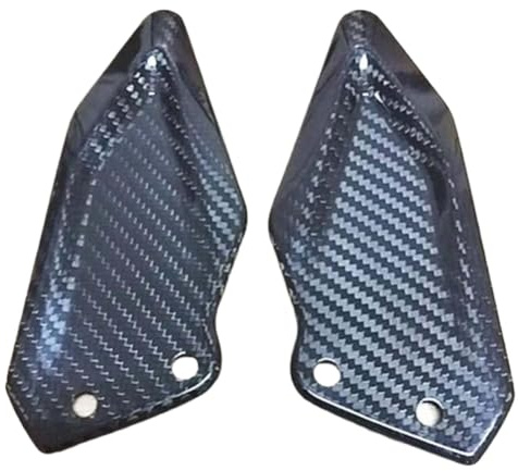 Protector de talón de fibra de carbono, alas de estribo de carenado compatibles con S1000RR S1000 2015 2016 2017 2018