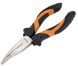 KENDO® - Pinze a becco tondo piatto, confezione da 1 pezzo, Flachrundzange 160 mm, 1