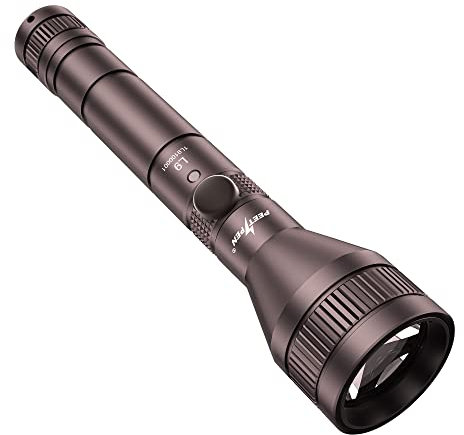 PEETPEN Torcia elettrica EDC potente ricaricabile impermeabile 800 lumen 4 modalità piccola torcia LED compatta ideale per camminare, escursionismo, pesca notturna, campeggio