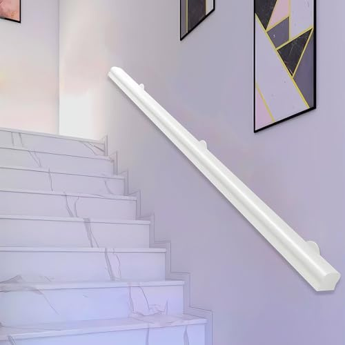 Pasamanos De Escalera De Madera De 50-600 Cm, Apoyabrazos De Seguridad Para Personas Mayores Montados En La Pared, Parapeto Para Pasillos, Barandillas Para Terrazas De Lofts (A, 50cm)