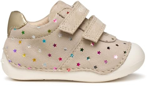 Geox B Tutim, First Walker Shoe Bebé-Niñas, Beige Lt Gold, 22 EU