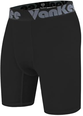 VanKee Compression Shorts Pantalon De Compression pour Hommes Séchage Rapide Conception en Maille Transfert d'Humidité Convient pour Le Cyclisme Football Fitness