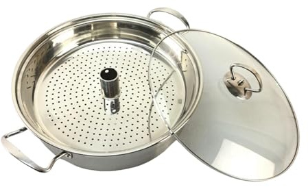 Aymzbd Olla de de Acero Inoxidable para de Verduras Y Albóndigas