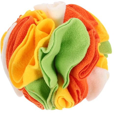 TOYANDONA Juguete Masticable para Perros Bola Olfateadora de Silicona 15 Cm Alimentación Lenta Entrenamiento para Cachorros y Perros Adultos en Casa y Exteriores
