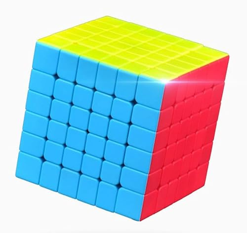 Logica Puzzles - Qifan S2 6x6 Stickerless - Speedcube För Barn - Stor Och Färgglad Kub