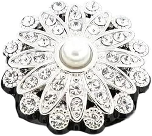 Glänsande strass skjortknappar, 5 st, 25 mm, sömnad, klädtillbehör (färg01)