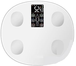 Digital Kroppsviktsvåg Med Skärm For Kroppsfettvåg BMI Bluetooth Badrumsvåg Balans Smarta Vågar Exakt, LäTt Att LäSa